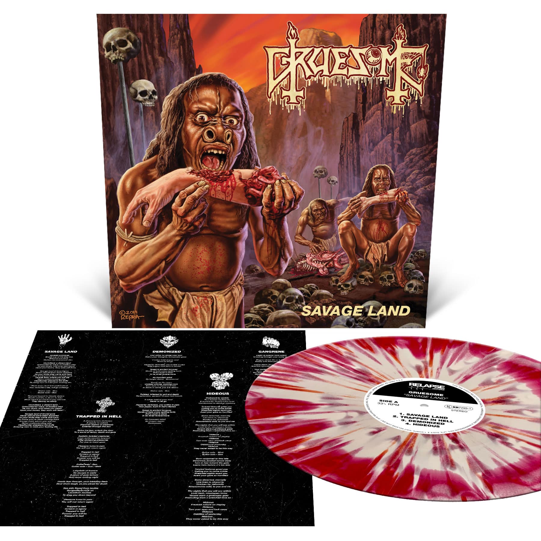 GRUESOME - Savage Land limitált bakelit