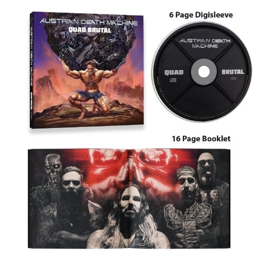 AUSTRIAN DEATH MACHINE - Quad Brutal CD Digipack - Image 2