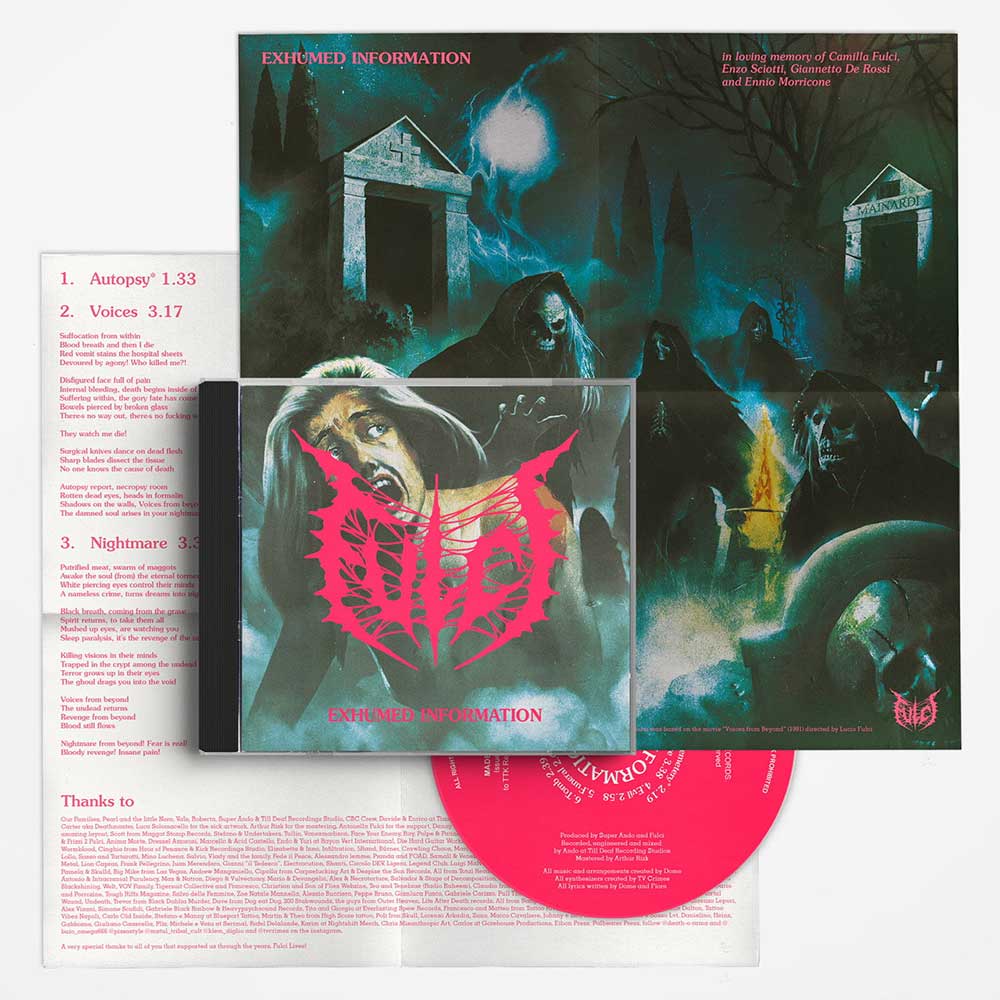FULCI - Exhumed Information CD - Image 3
