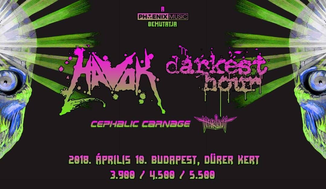 HAVOK-Jövő hét kedden thrash-szeánsz a Dürerben!