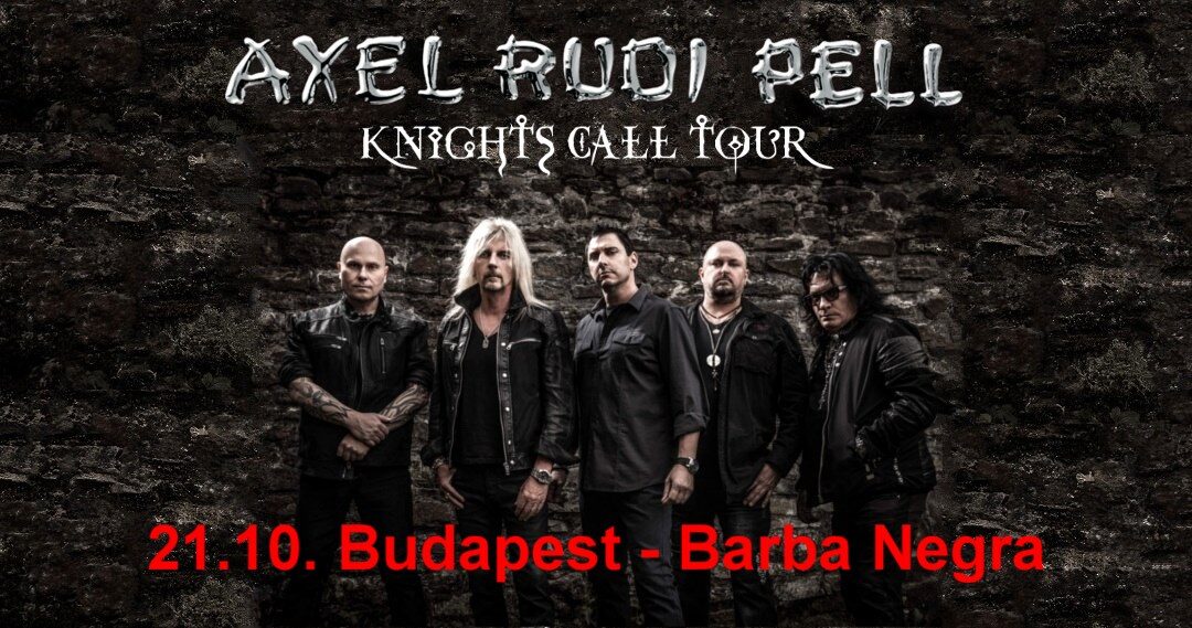 AXEL RUDI PELL-Októberben Budapesten a Knights Call lemezzel!