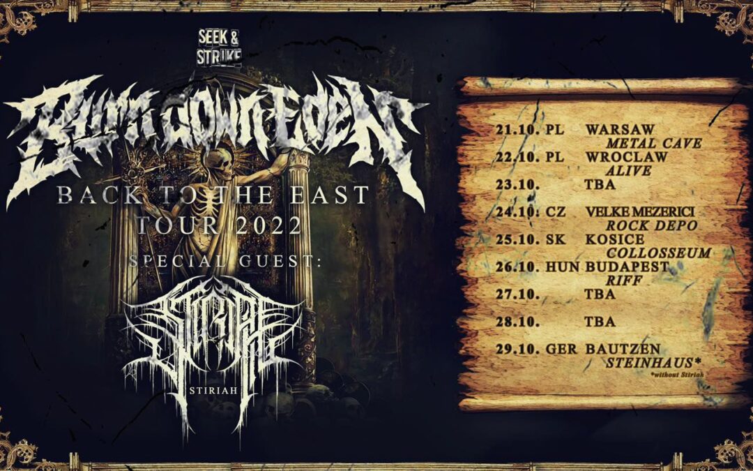 Lángoló mennyország – BURN DOWN EDEN koncert a Riff-ben