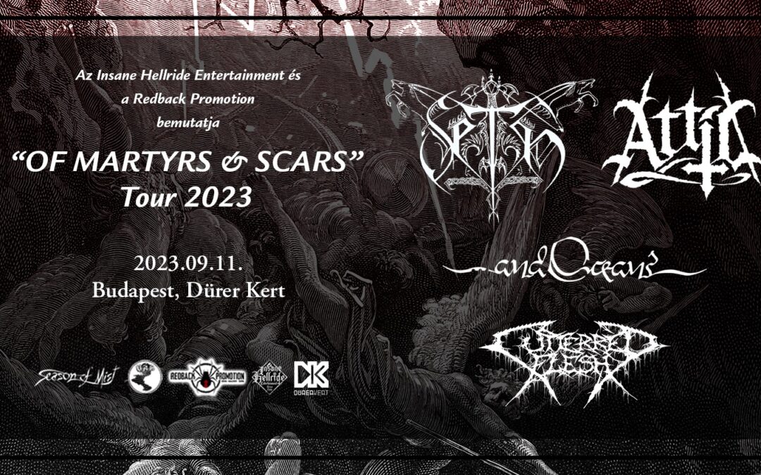 SETH, ATTIC, …AND OCEANS és CUTTERRED FLESH szeptember 11-én a Dürer Kertben