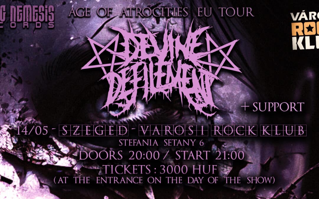 DEVINE DEFILEMENT és LEM koncert Szegeden a VRK-ban
