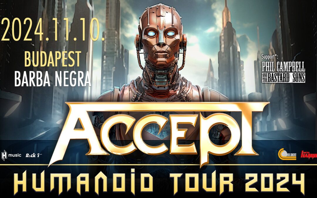 Novemberben ismét nálunk koncertezik az ACCEPT!