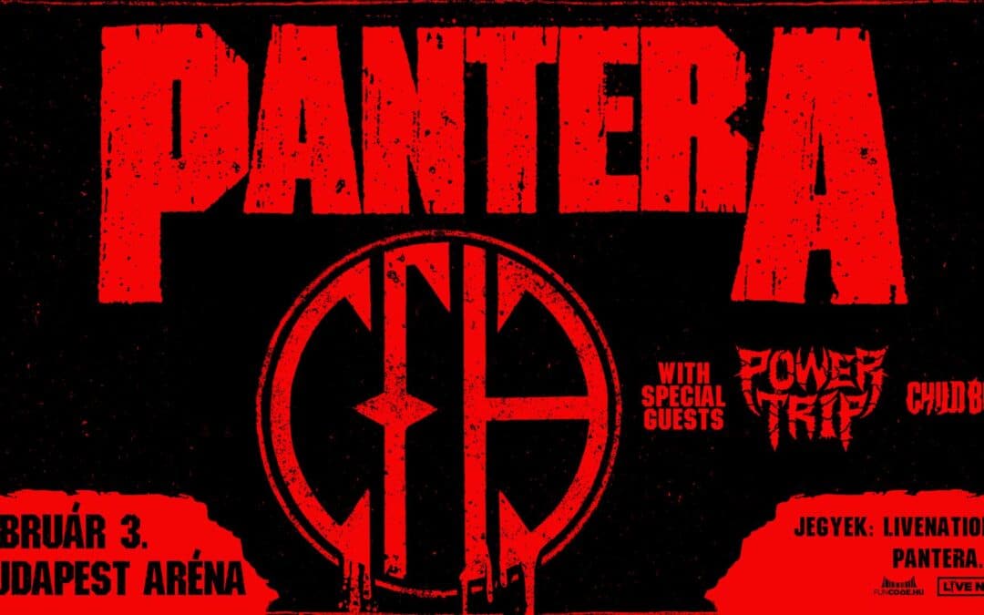 Visszatér Budapestre a PANTERA: újra színpadon a heavy / groove metal egyik legnagyobb ikonja!