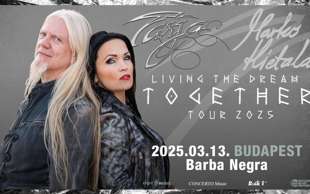 Közös koncerttel érkezik hozzánk márciusban TARJA TURUNEN és MARKO HIETALA