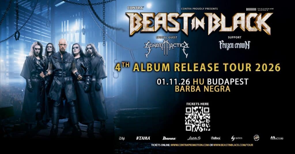 BEAST IN BLACK – 4th Album Release Tour 2026 – Budapest