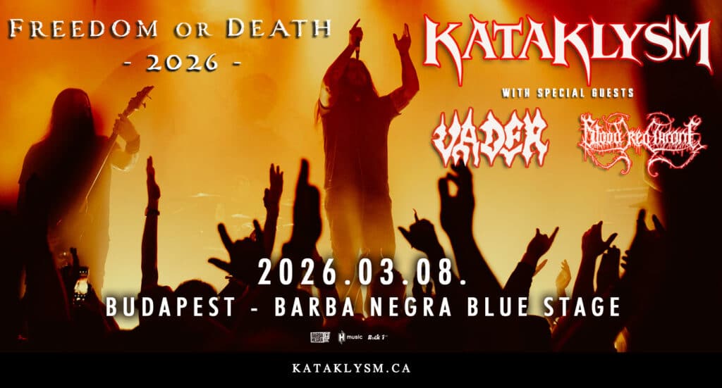 KATAKLYSM – VADER – BLOOD RED THRONE @ Budapest, Barba Negra