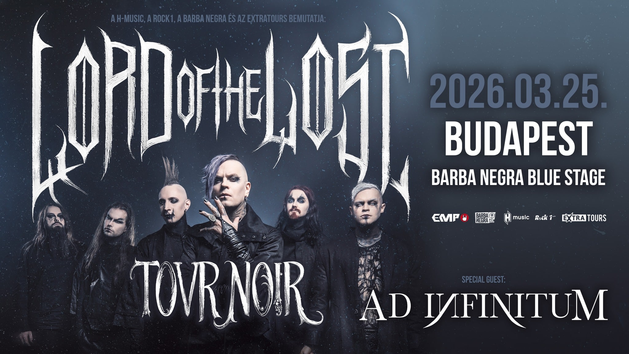LORD OF THE LOST – AD INFINITUM – Budapest, Barba Negra