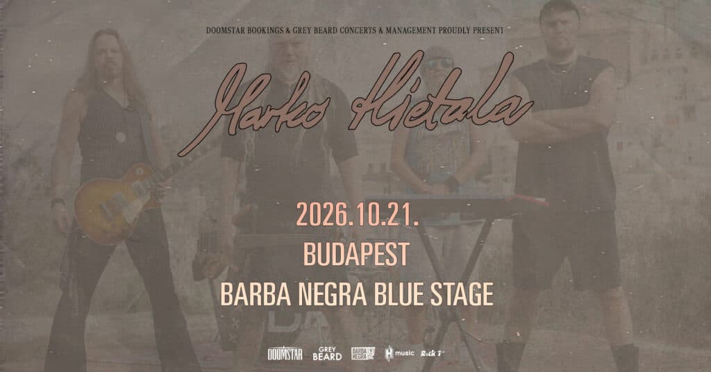 MARKO HIETALA – EUROPEAN TOUR 2026 – Budapest, Barba Negra
