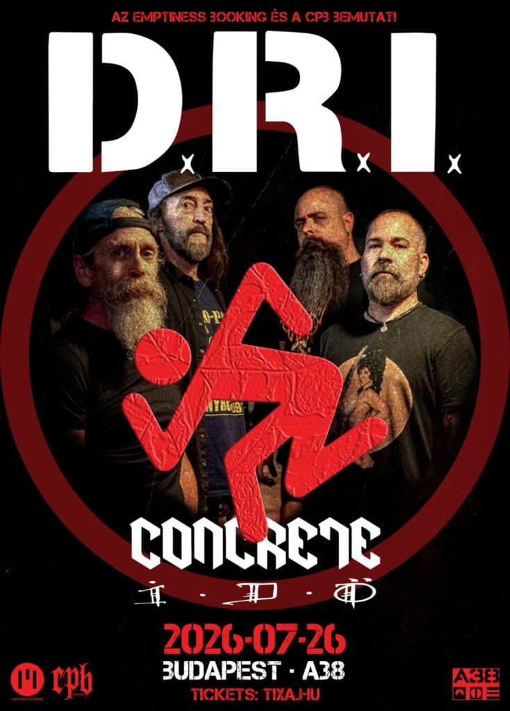 D.R.I. (US) + support – A38 Hajó