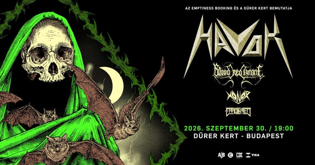 Havok (US), Blood Red Throne (NO), Xonor (CH), Eradikated (SWE) – Dürer Kert