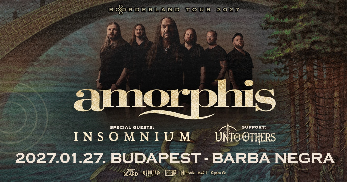 AMORPHIS – Borderland Tour 2027 + Insomnium + Unto Others @ Budapest, Barba Negra