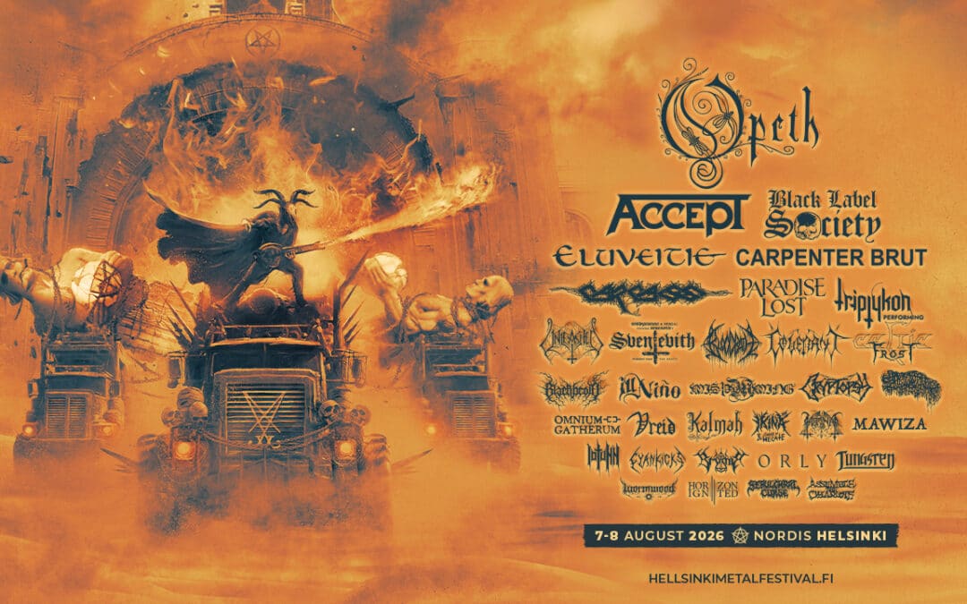 Agusztusban rendezik meg a HELLSINKI METAL FESTIVAL-t Finnországban