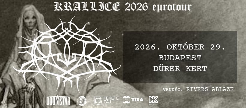 Krallice, Rivers Ablaze // Budapest, Dürer Kert
